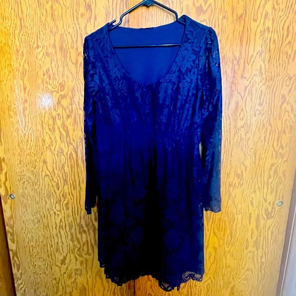 Royal Blue lace dress - Picture 1 of 3